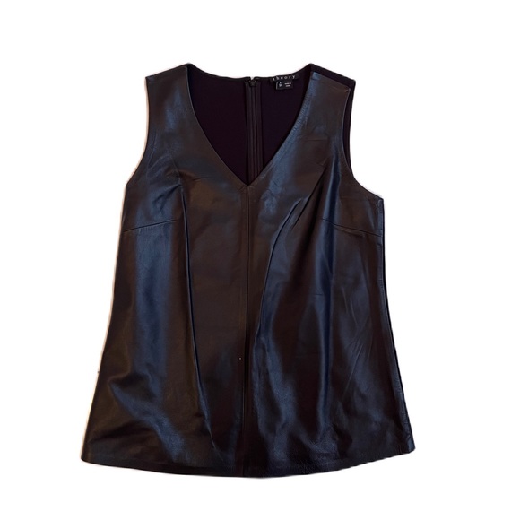 Leather Theory top black - Picture 1 of 2